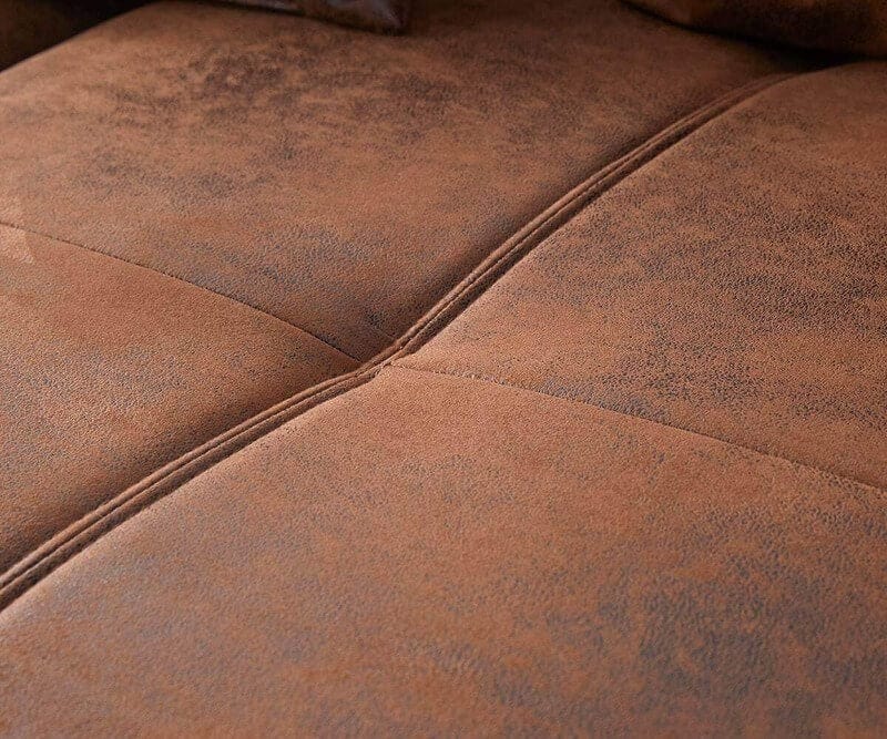 Canapea extensibilă cu 2 lazi de depozitare Big Sofa Verona Brown 305x110 cm cu taburet inclus | Dumonde Furniture & Deco Concept.