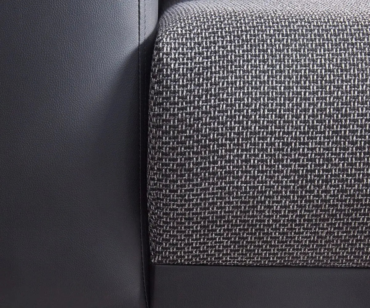 Canapea extensibilă dumonde cu 2 lăzi de depozitare si sezut confortabil din spuma HR, Verona Dark Grey 310x100 cm