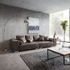 Canapea extensibilă dumonde cu ladă de depozitare si sezut confortabil din spuma high-density, Marbela Tobago Brown XXL 295x120 cm