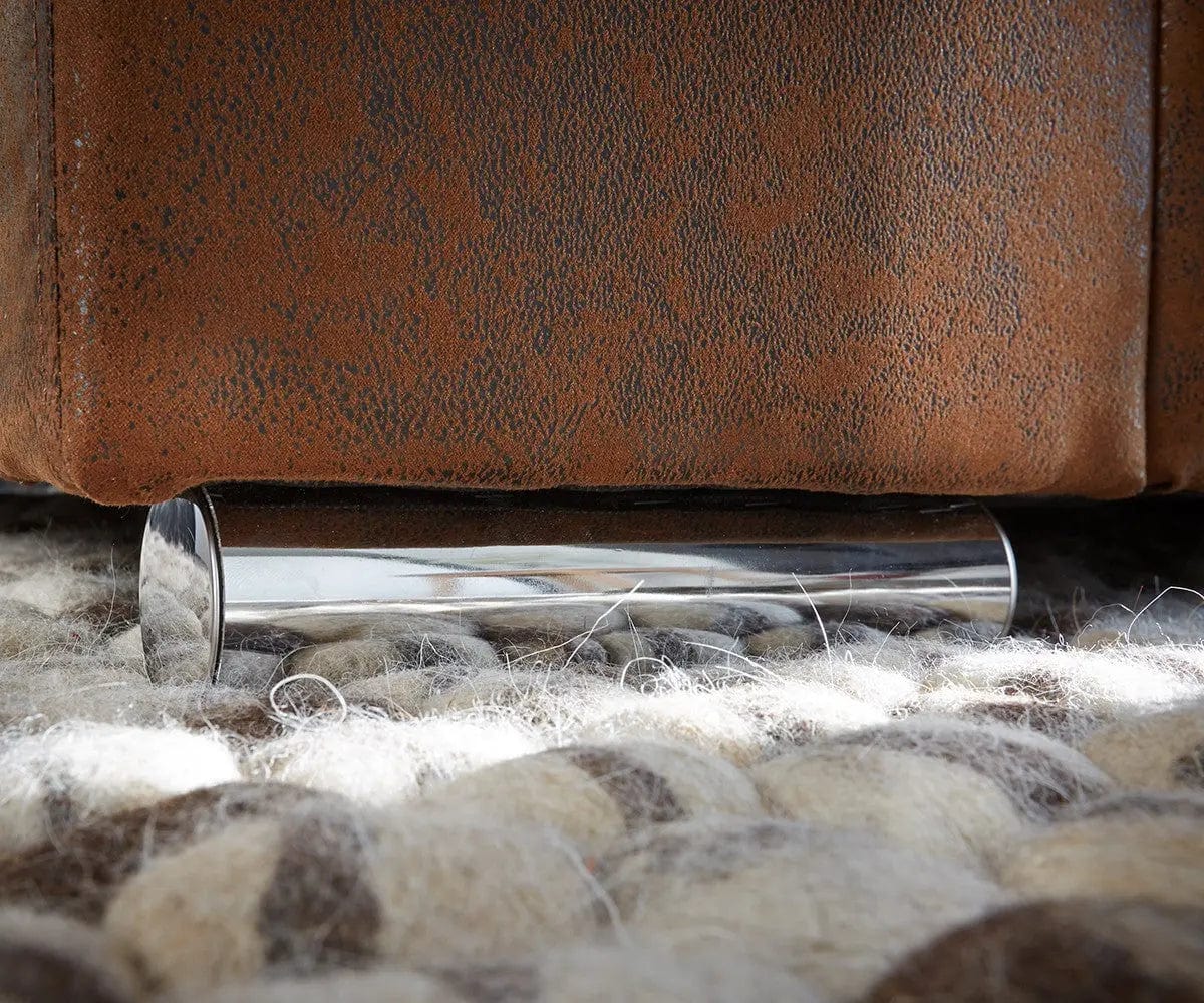Canapea extensibilă dumonde cu ladă de depozitare si sezut confortabil din spuma HR, Marbela Madagaskar Brown XXL 295x100 cm