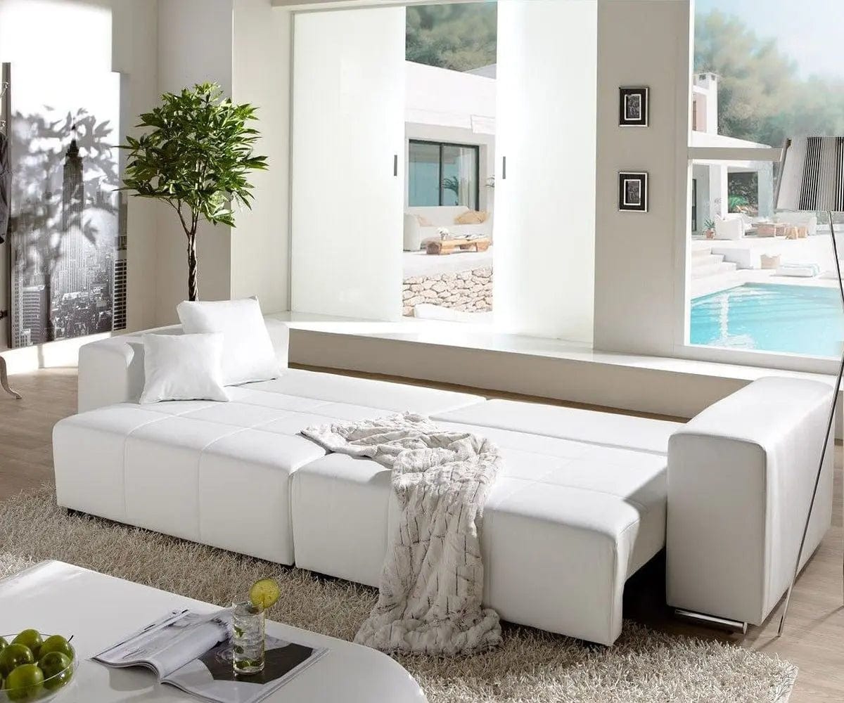 Canapea extensibilă dumonde cu ladă de depozitare si sezut confortabil din spuma HR, Marbela Madagaskar Grey XXL 295x100 cm
