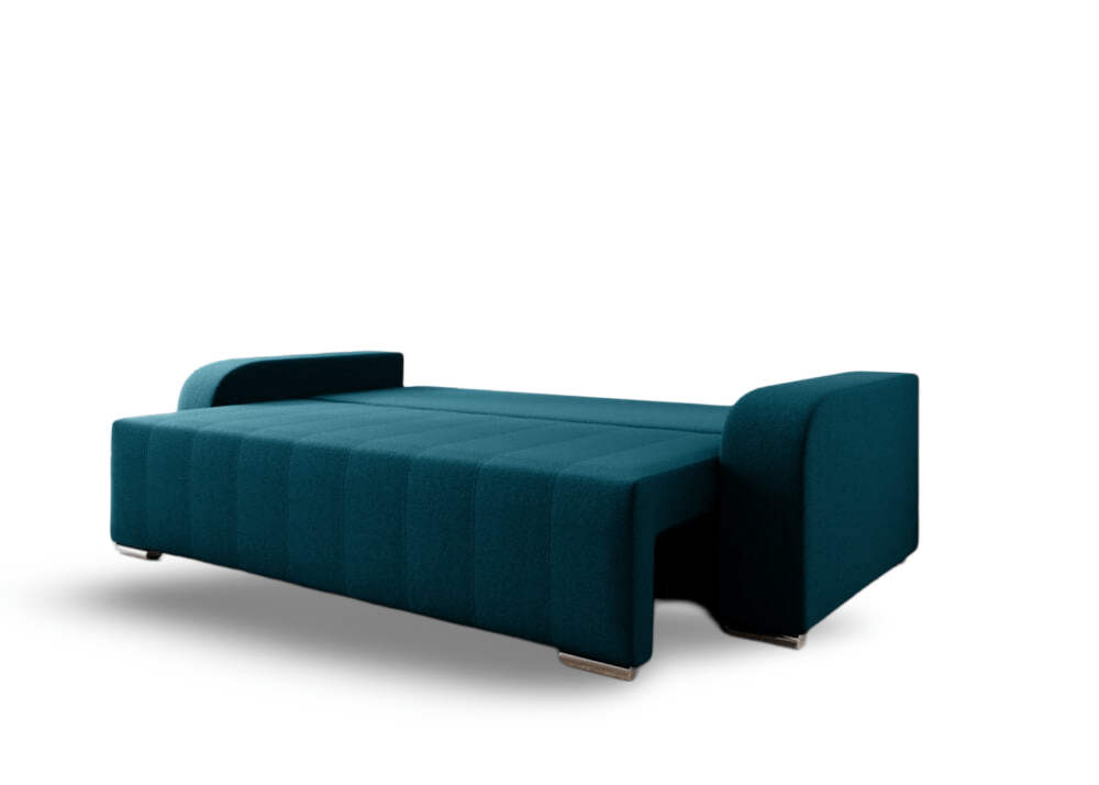 Canapea extensibilă dumonde cu ladă de depozitare si sezut confortabil din spuma HR, Sofia Verde 240x100 cm Fabrica