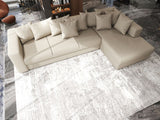 Colțar extensibil dumonde cu ladă de depozitare si sezut confortabil din spuma HR, Gloria Beige III 320x183 cm Fabrica
