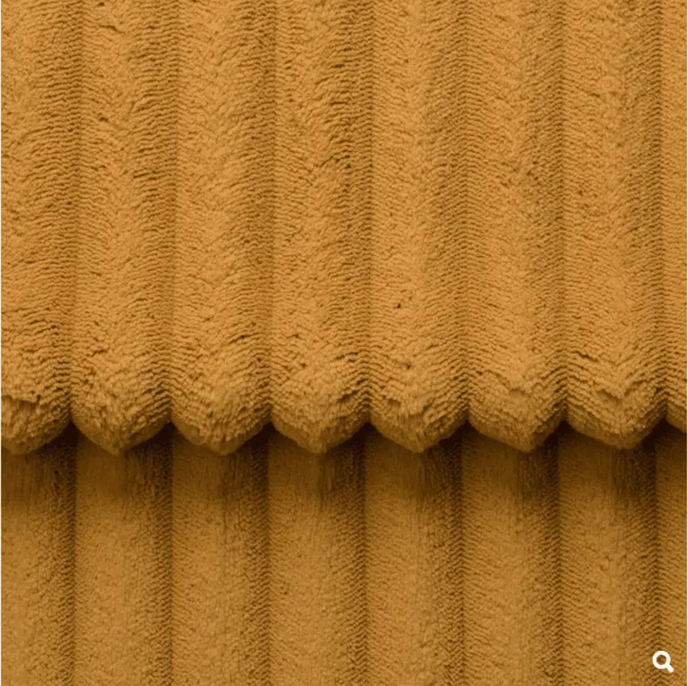 Colțar extensibil dumonde cu ladă de depozitare Loana Ambience mustar U 375x185 cm