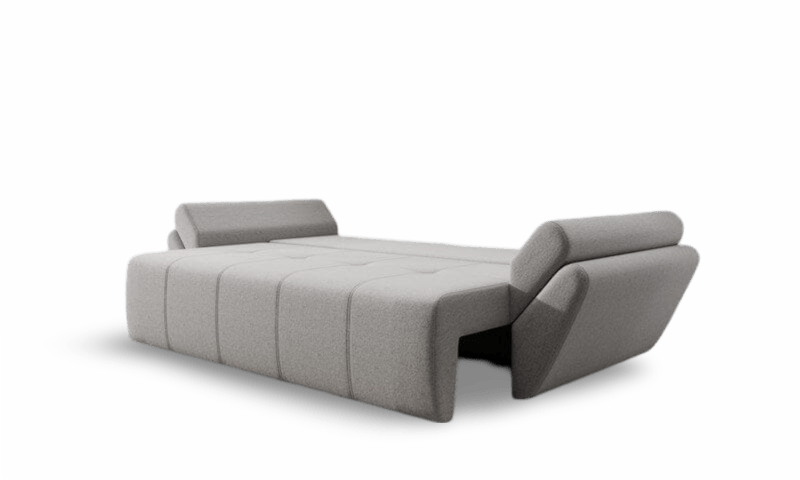 Canapea extensibilă dumonde cu ladă de depozitare si sezut confortabil din spuma HR, Berlin New grey250x100 cm