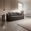 Canapea extensibilă dumonde cu ladă de depozitare si sezut confortabil din spuma HR, Malta Kaki 210x100 cm Fabrica