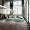 Canapea extensibilă dumonde cu 2 lăzi de depozitare si sezut confortabil din spuma HR, Verona Enjoy Mint 310x100 cm Fabrica