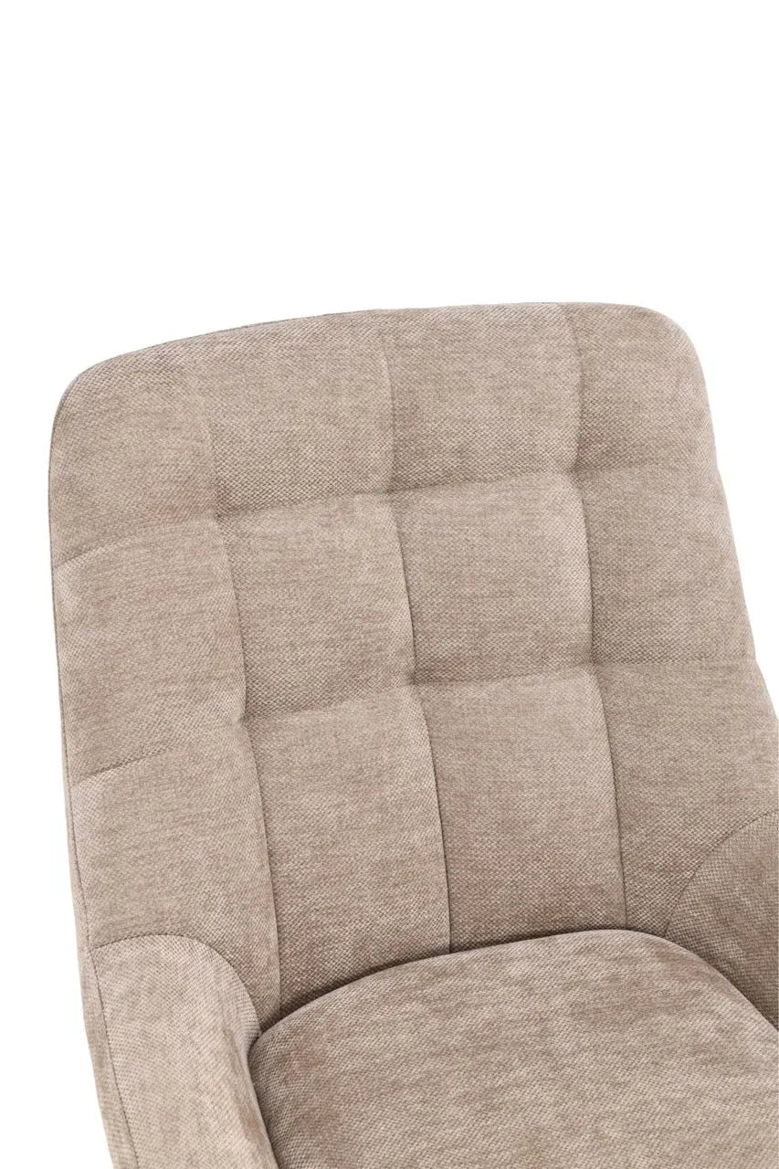 Fotoliu dumonde tapitat Bej modern Enzo 76x70cm ULK