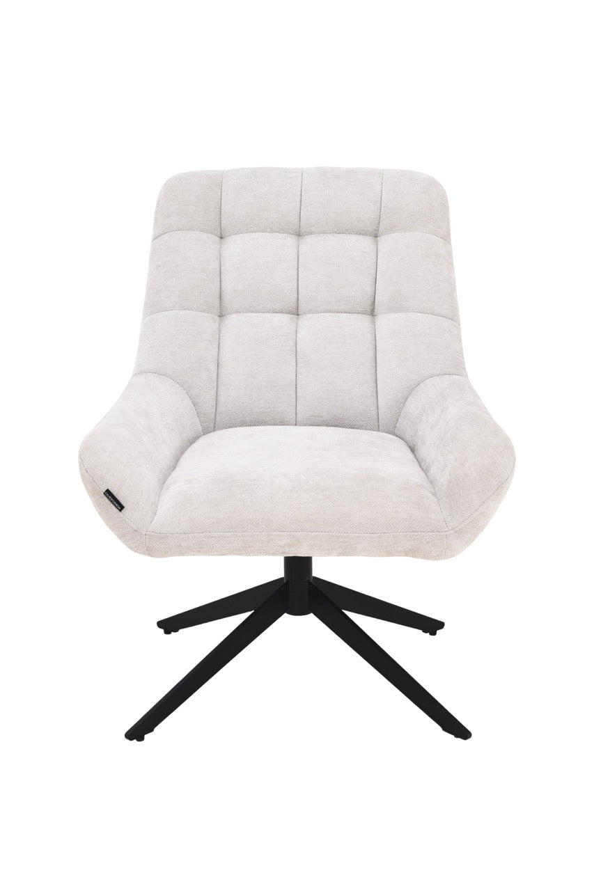 Fotoliu dumonde tapitat Gri modern Enzo 76x70cm ULK