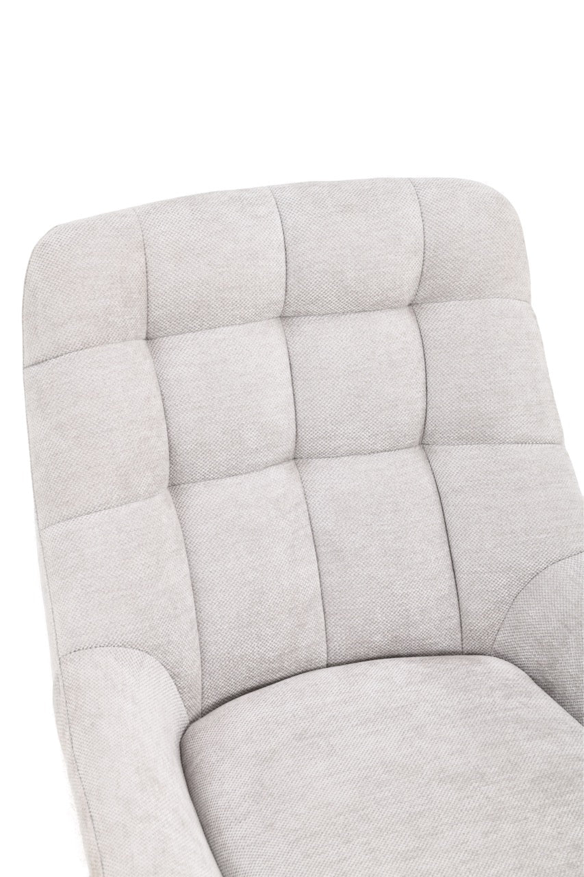 Fotoliu dumonde tapitat Gri modern Enzo 76x70cm ULK