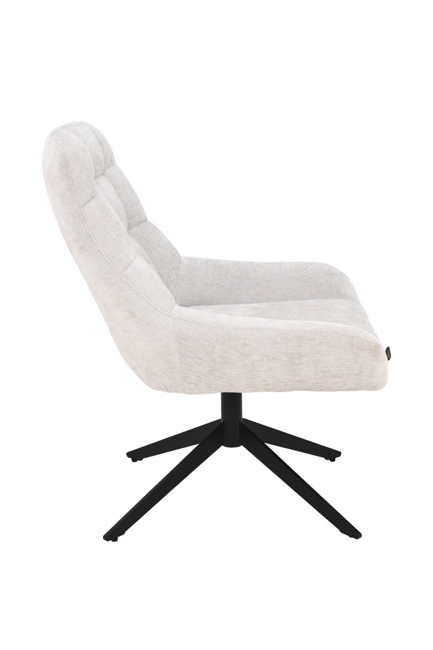 Fotoliu dumonde tapitat Gri modern Enzo 76x70cm ULK