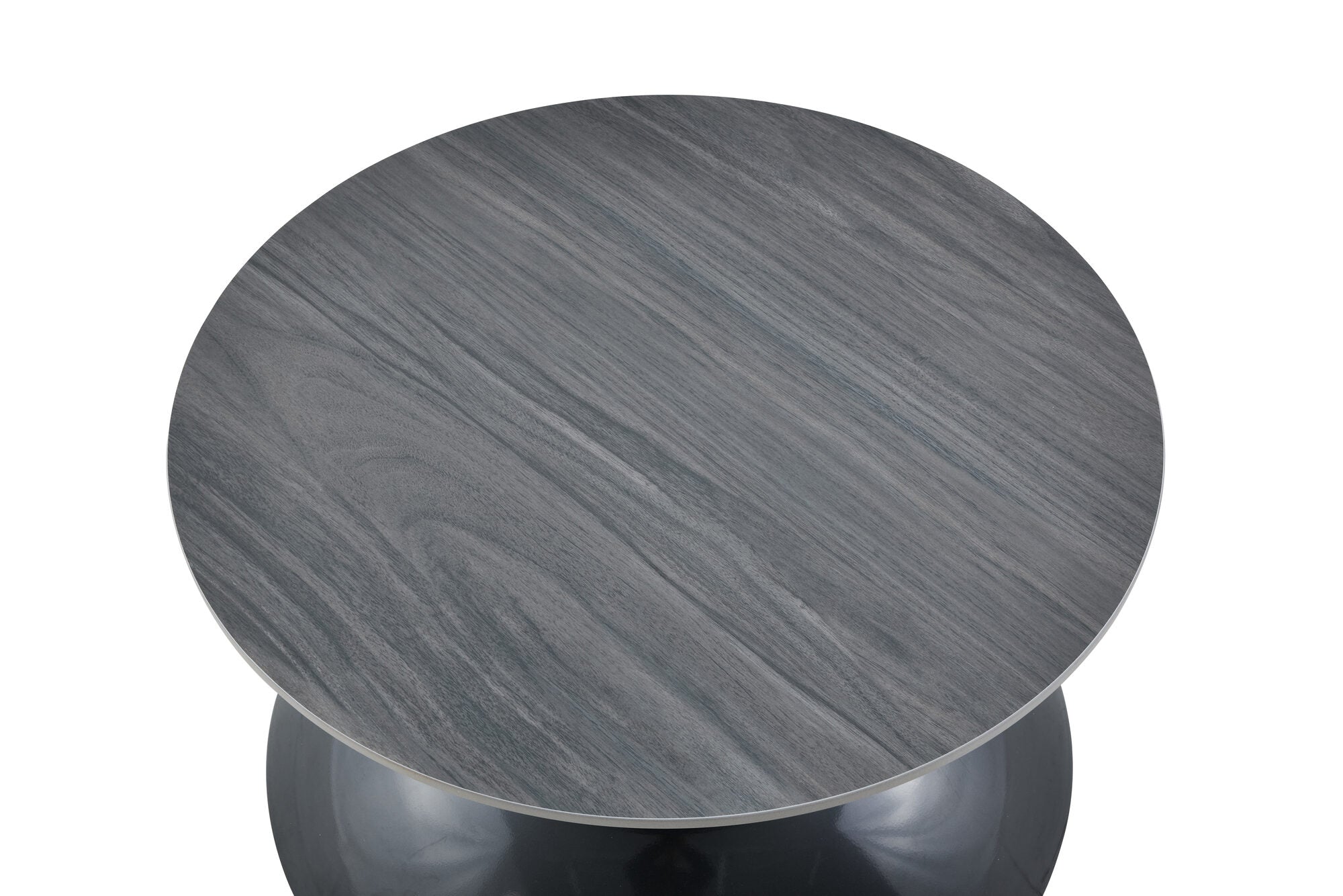 Set 2 mese dumonde cu picioare metalice si blat ceramic si blat lemn Onyx 70x70 cm