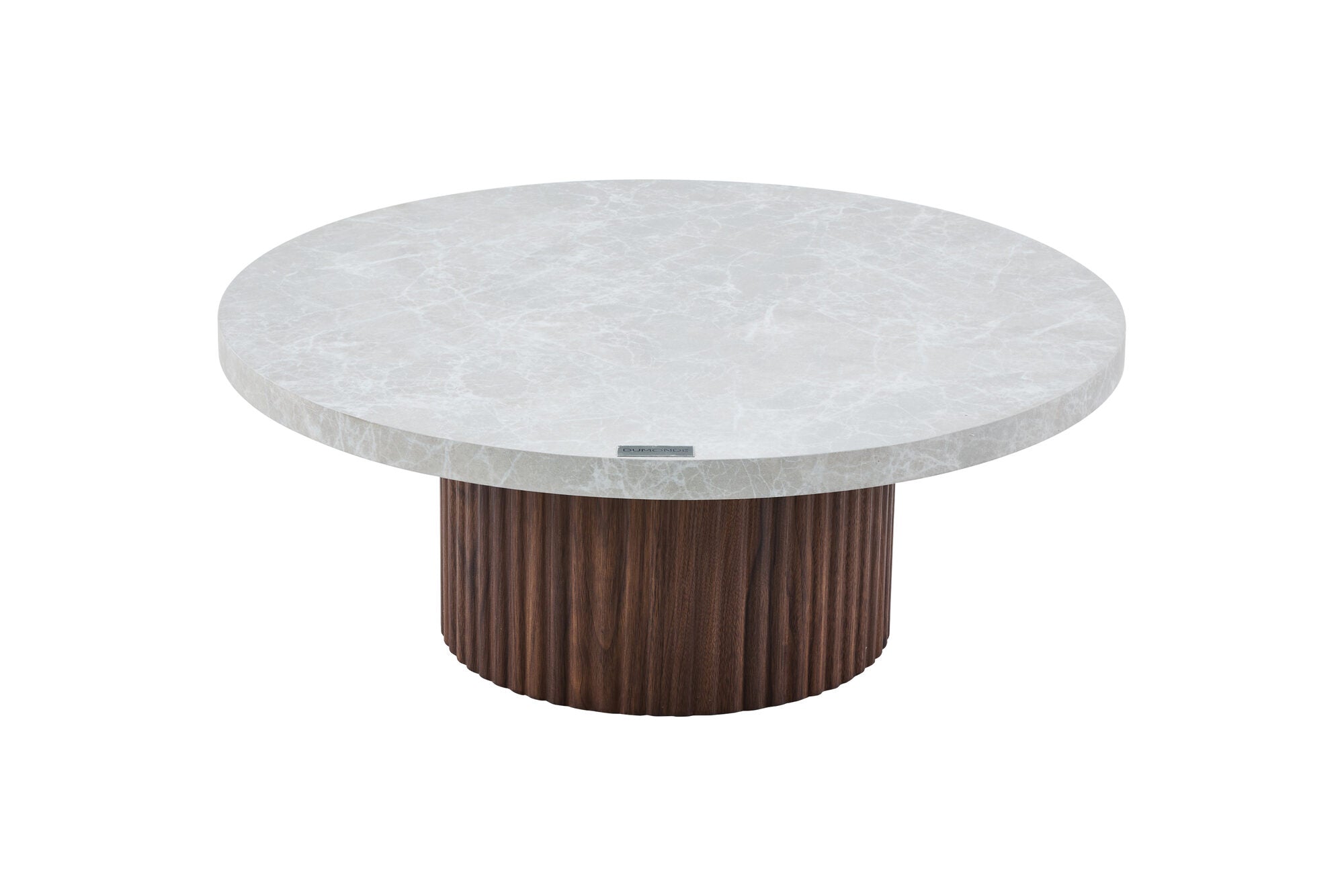 Set 2 mese dumonde picioare metalice si blat ceramic si blat MDF Nexo 60x60 cm