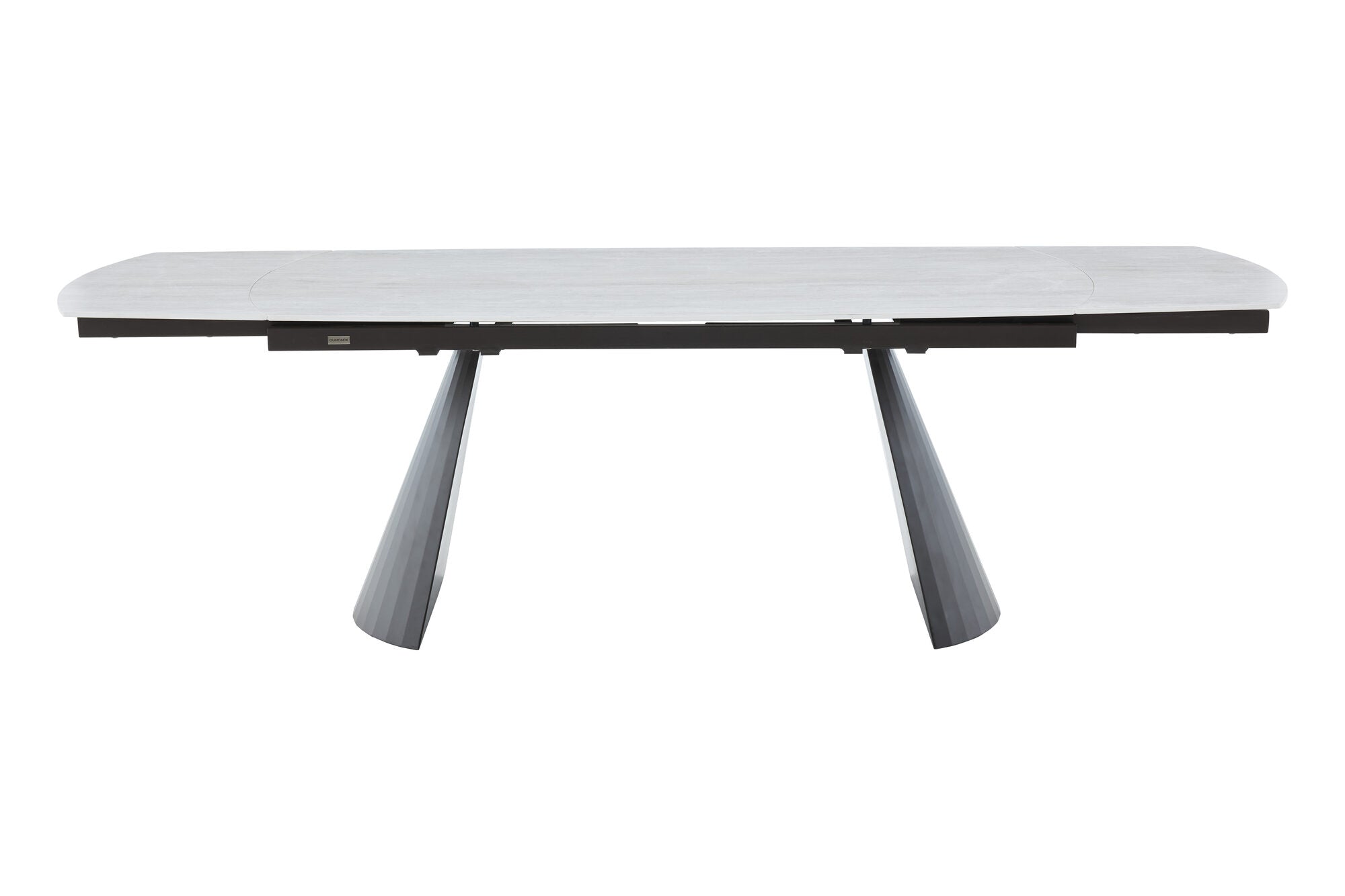 Masa extensibila dumonde cu picioare metalice si blat ceramic si  blat ceramic Oslo 180-260x90 cm