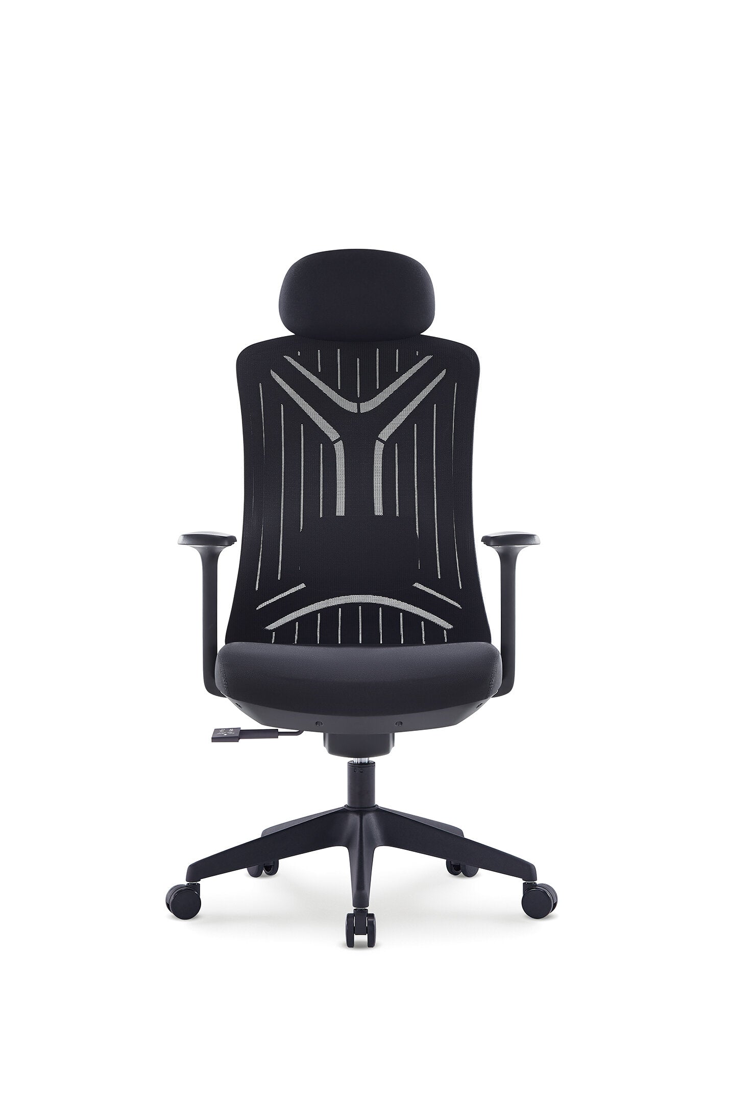 Scaun ergonomic profesional Core dumonde cu tetiera reglabila, mecanism multifunctional inclinare/blocare, cotiere ultra moi, MESH, negru