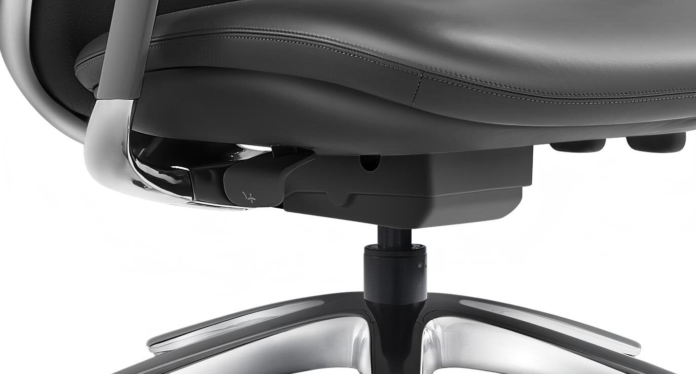 Scaun ergonomic profesional Axis dumonde cu tetiera reglabila, mecanism multifunctional inclinare/blocare, cadru din aluminiu, cotiere 4D ultra moi, gri