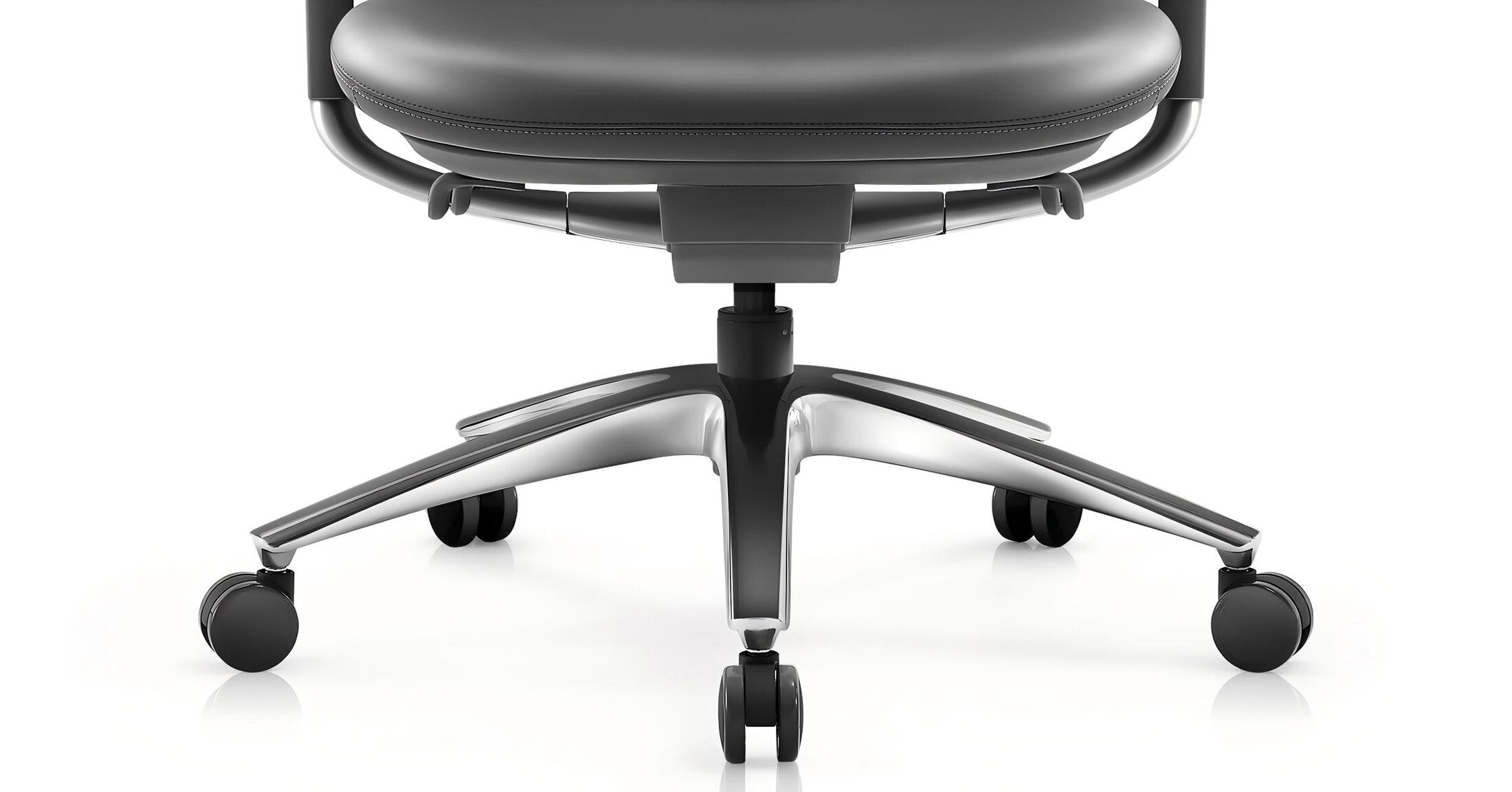 Scaun ergonomic profesional Axis dumonde cu tetiera reglabila, mecanism multifunctional inclinare/blocare, cadru din aluminiu, cotiere 4D ultra moi, gri