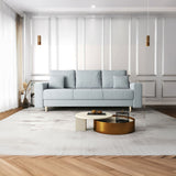 Canapea extensibilă dumonde cu ladă de depozitare si sezut confortabil din spuma HR, Kronos Zoom Gri Mint 210x100 cm
