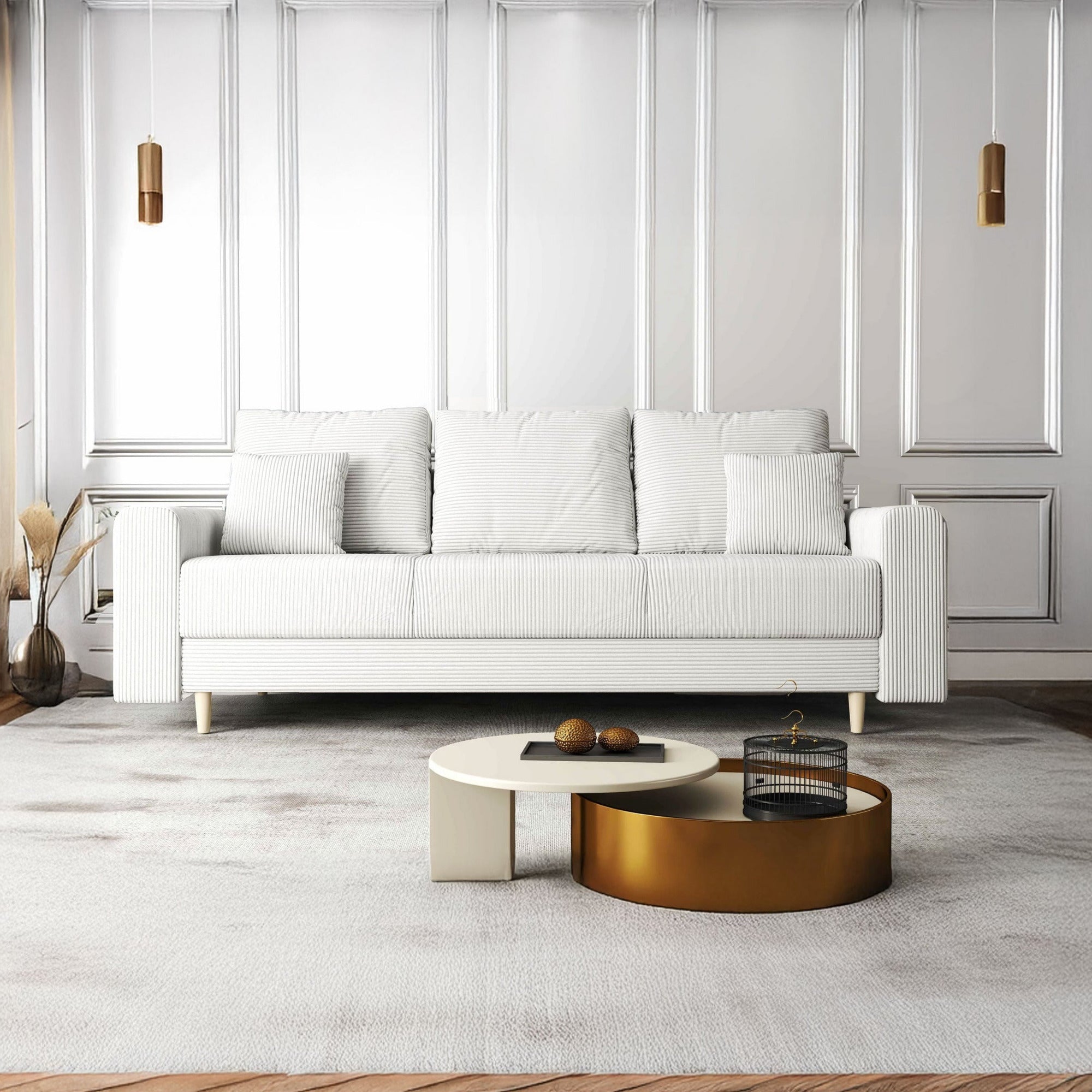 Canapea extensibilă dumonde cu ladă de depozitare si sezut confortabil din spuma HR, Kronos Zoom Gri 210x100 cm fabrica