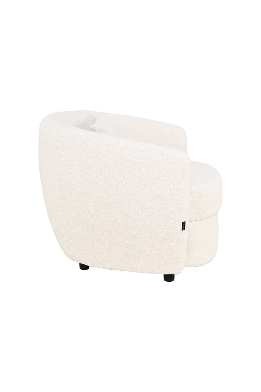 Fotoliu dumonde tapitat Gri modern Lorenzo 88x93cm ULK