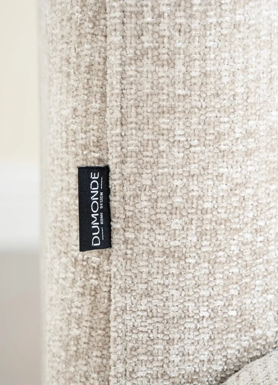 Fotoliu dumonde tapitat bej modern Marco 84x84cm ULK