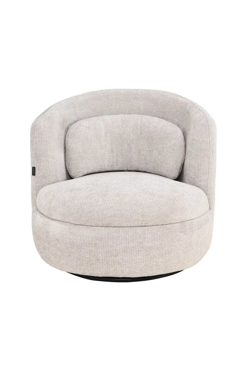 Fotoliu dumonde tapitat gri modern Marco 84x84cm ULK