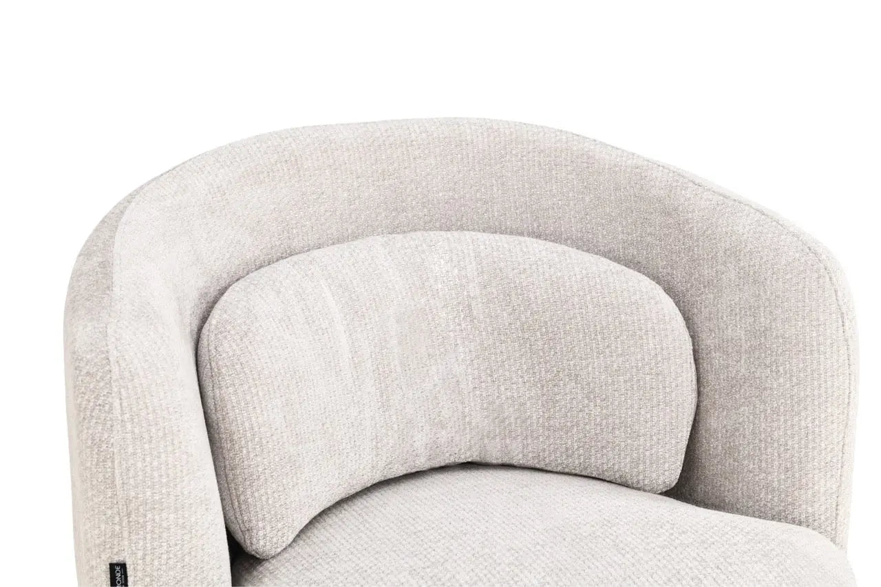 Fotoliu dumonde tapitat gri modern Marco 84x84cm ULK