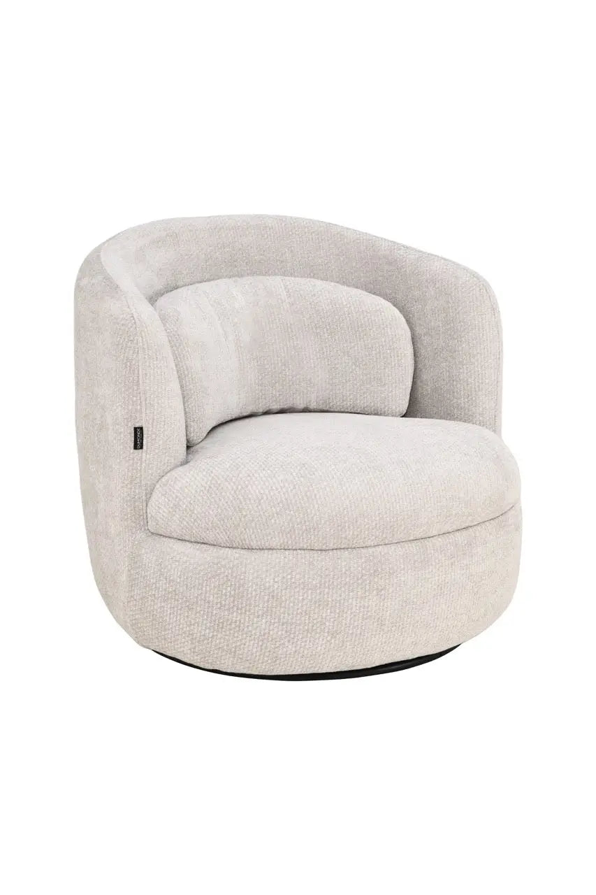 Fotoliu dumonde tapitat gri modern Marco 84x84cm ULK