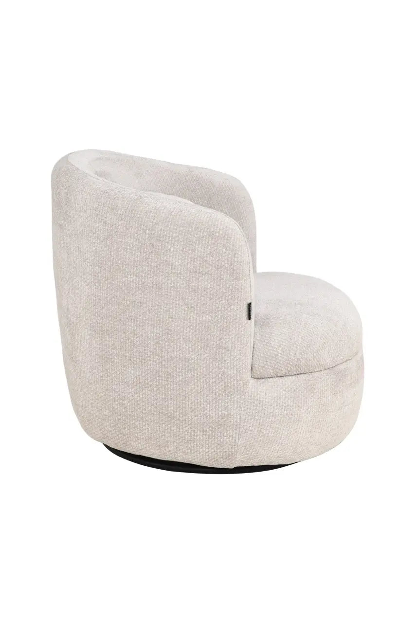 Fotoliu dumonde tapitat gri modern Marco 84x84cm ULK