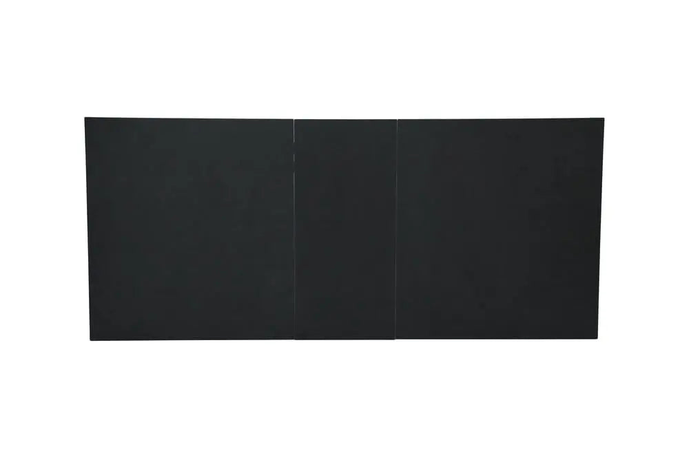 Masa extensibila dumonde, Viborg, blat ceramic, 160-200x90x76 H cm, negru/gri mat ES