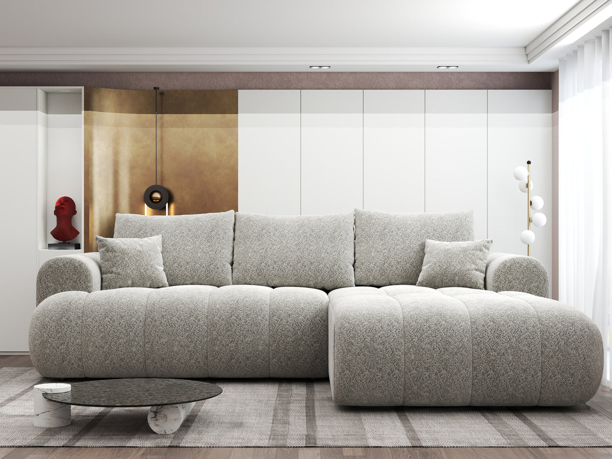 Colțar extensibil dumonde Milano Lounge Arena Bej II 255x190 cm