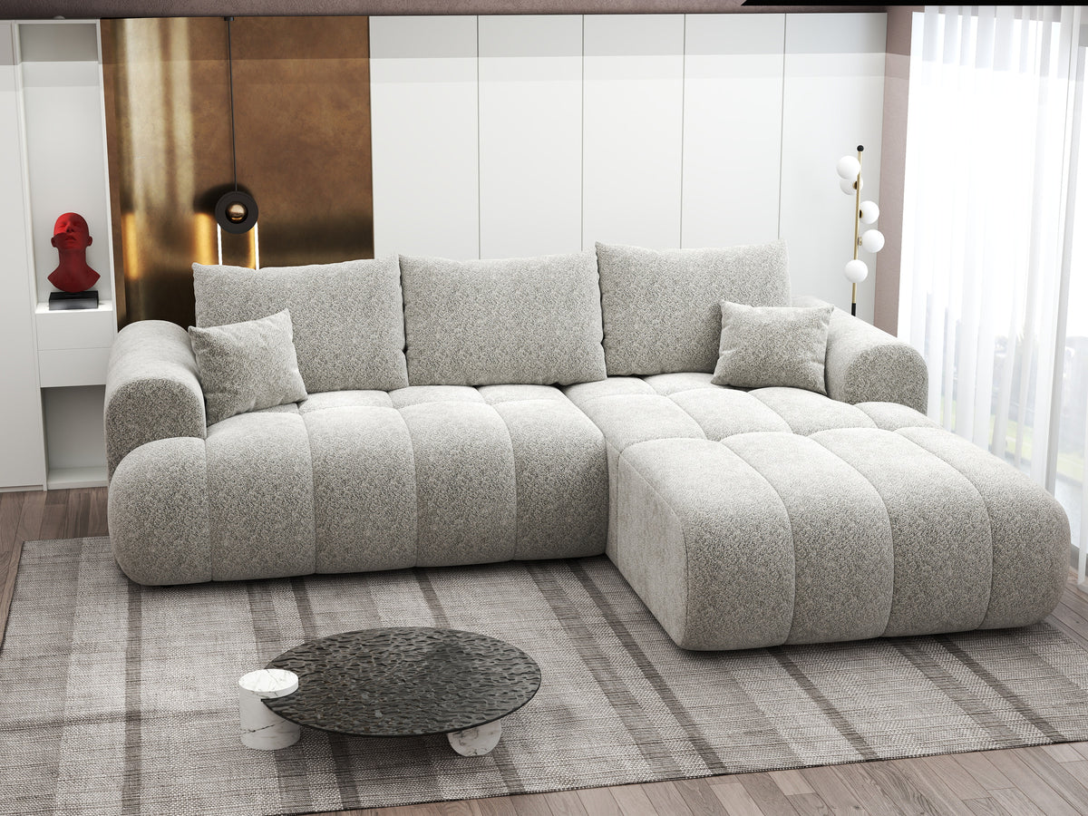 Colțar extensibil dumonde Milano Lounge Arena Bej II 255x190 cm