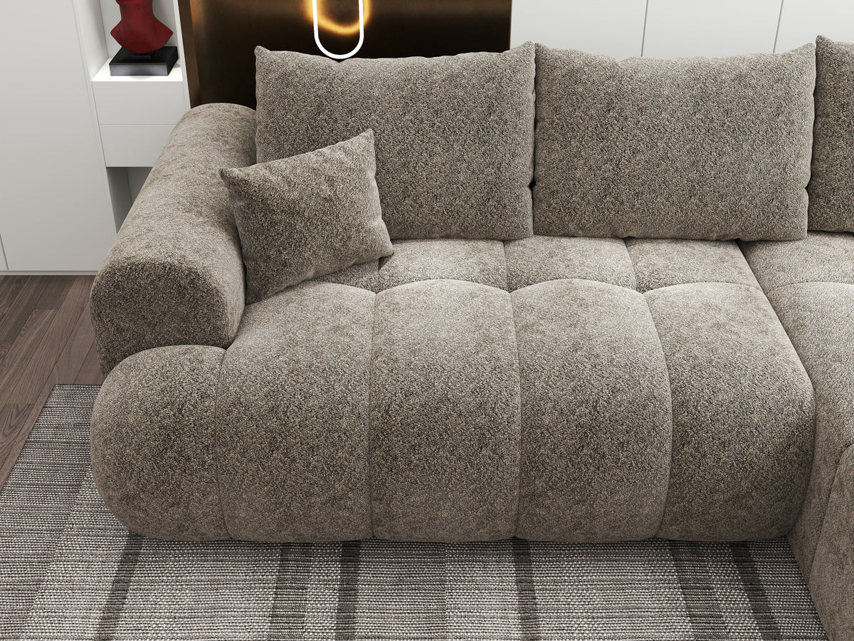 Colțar extensibil dumonde Milano Lounge Arena Antelope II 255x190 cm
