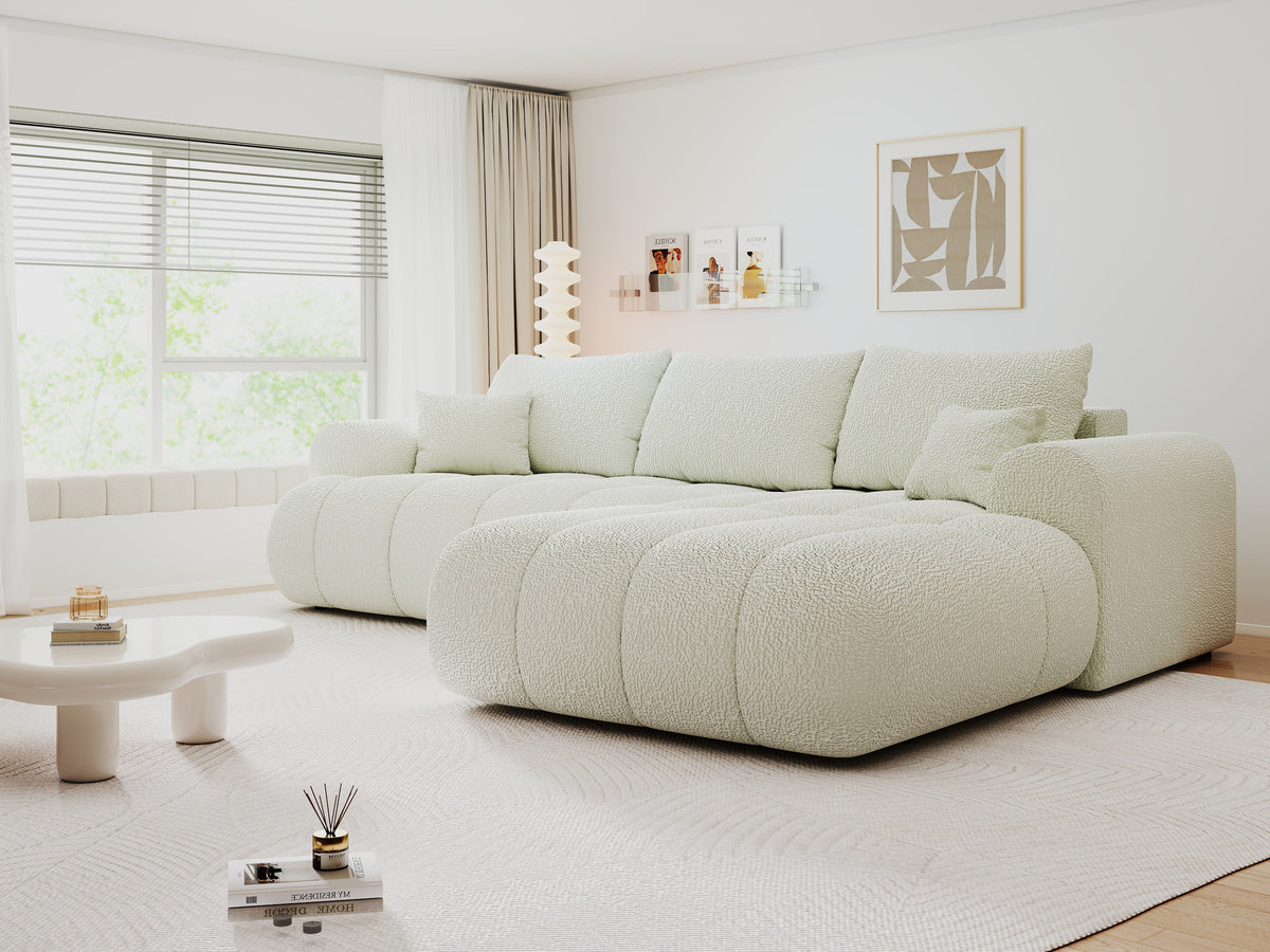 Colțar extensibil dumonde Milano Lounge Jaguar Ivory II 255x190 cm