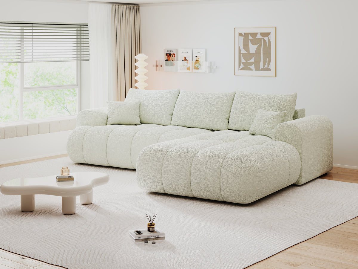 Colțar extensibil dumonde Milano Lounge Jaguar Ivory II 255x190 cm