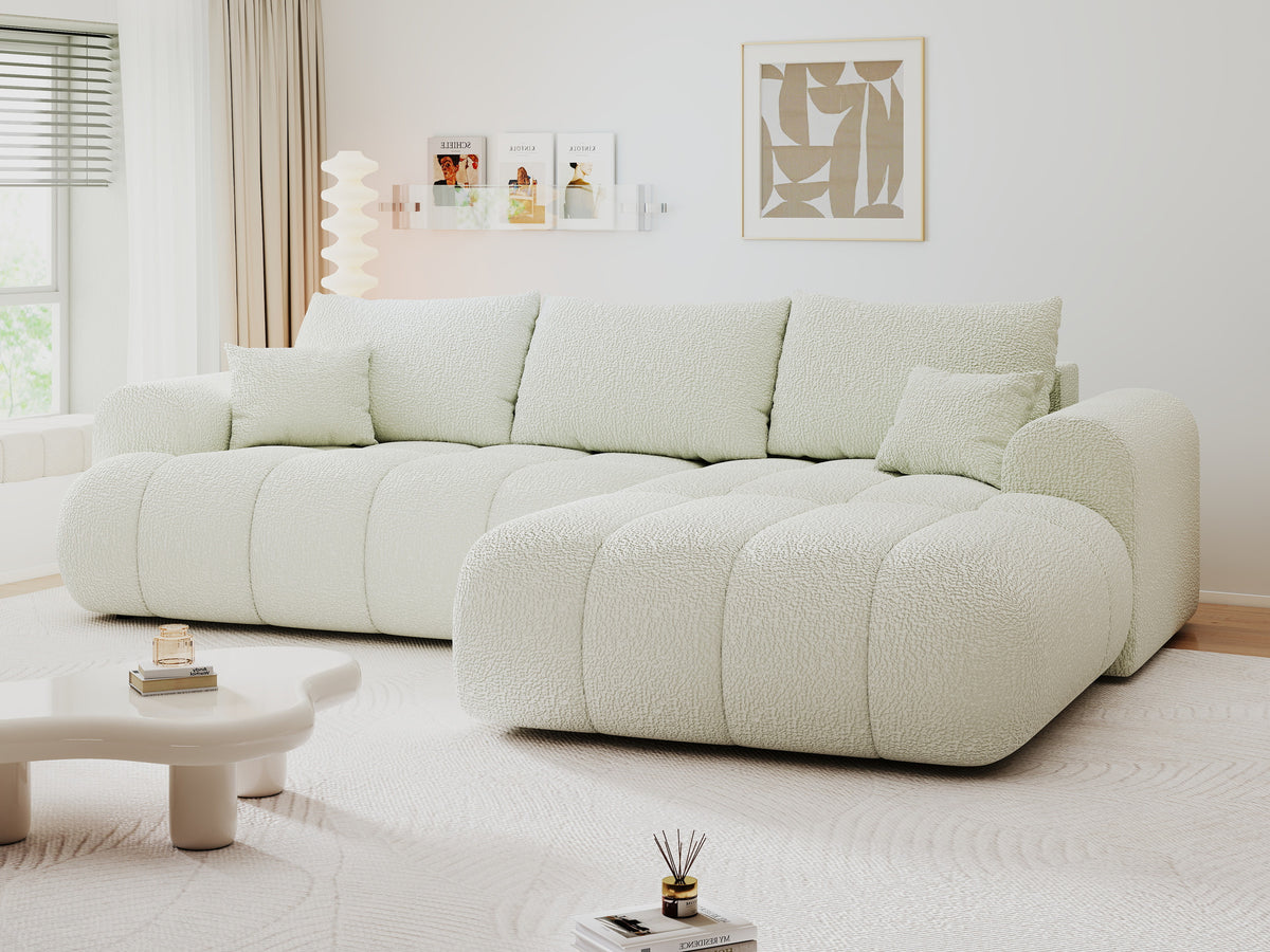 Colțar extensibil dumonde Milano Lounge Jaguar Ivory II 255x190 cm