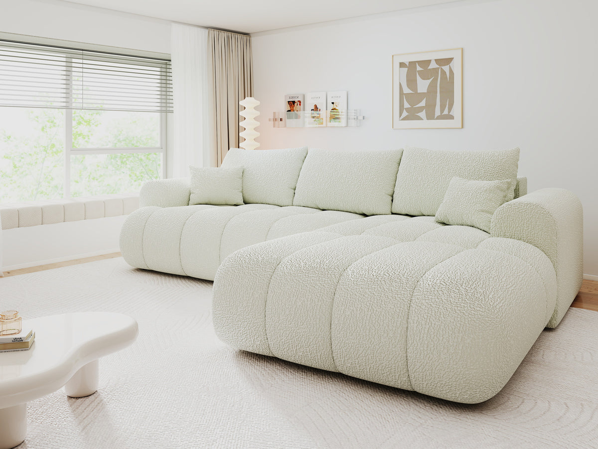 Colțar extensibil dumonde Milano Lounge Jaguar Ivory II 255x190 cm