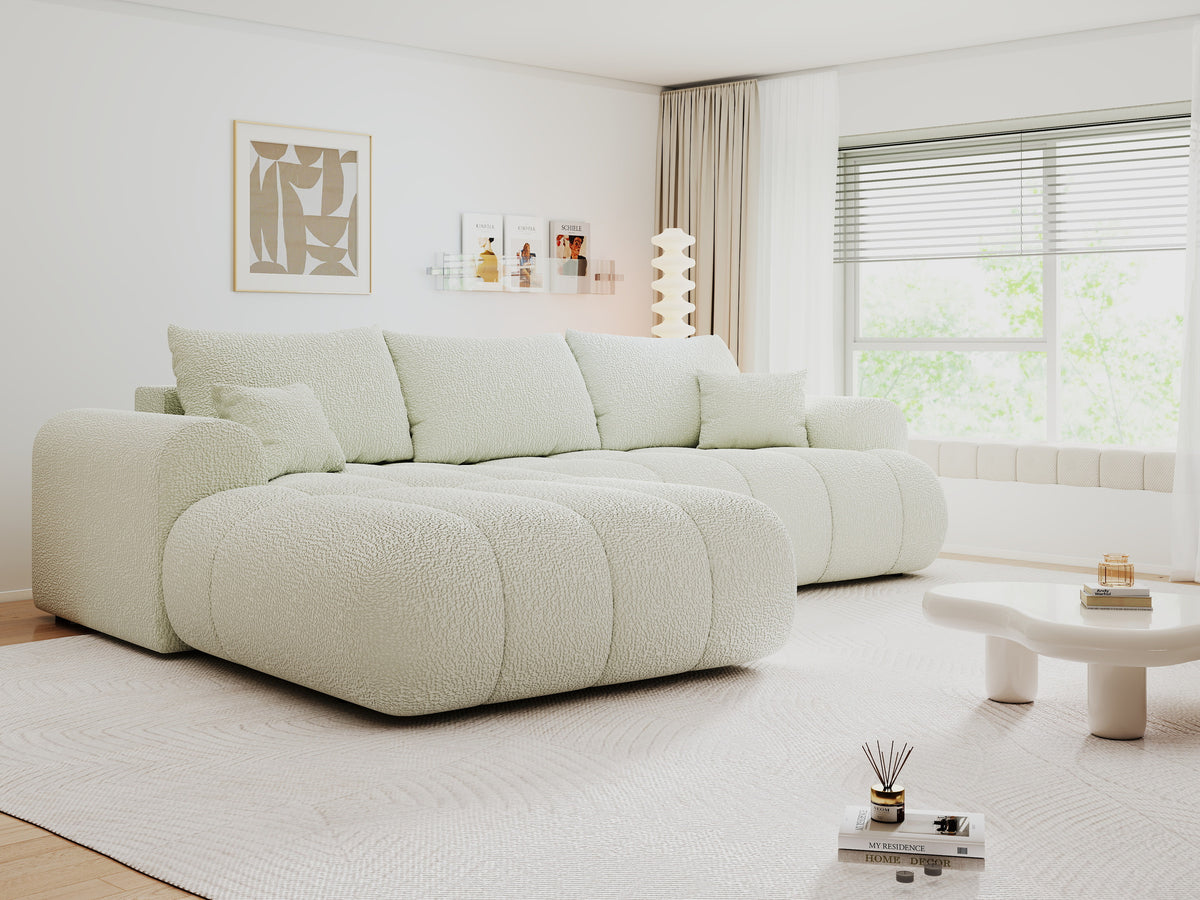 Colțar extensibil dumonde Milano Lounge Jaguar Ivory 255x190 cm