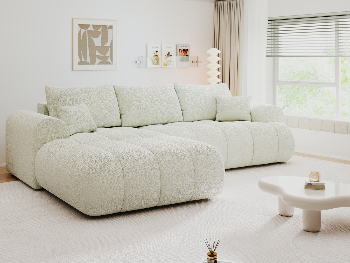 Colțar extensibil dumonde Milano Lounge Jaguar Ivory 255x190 cm