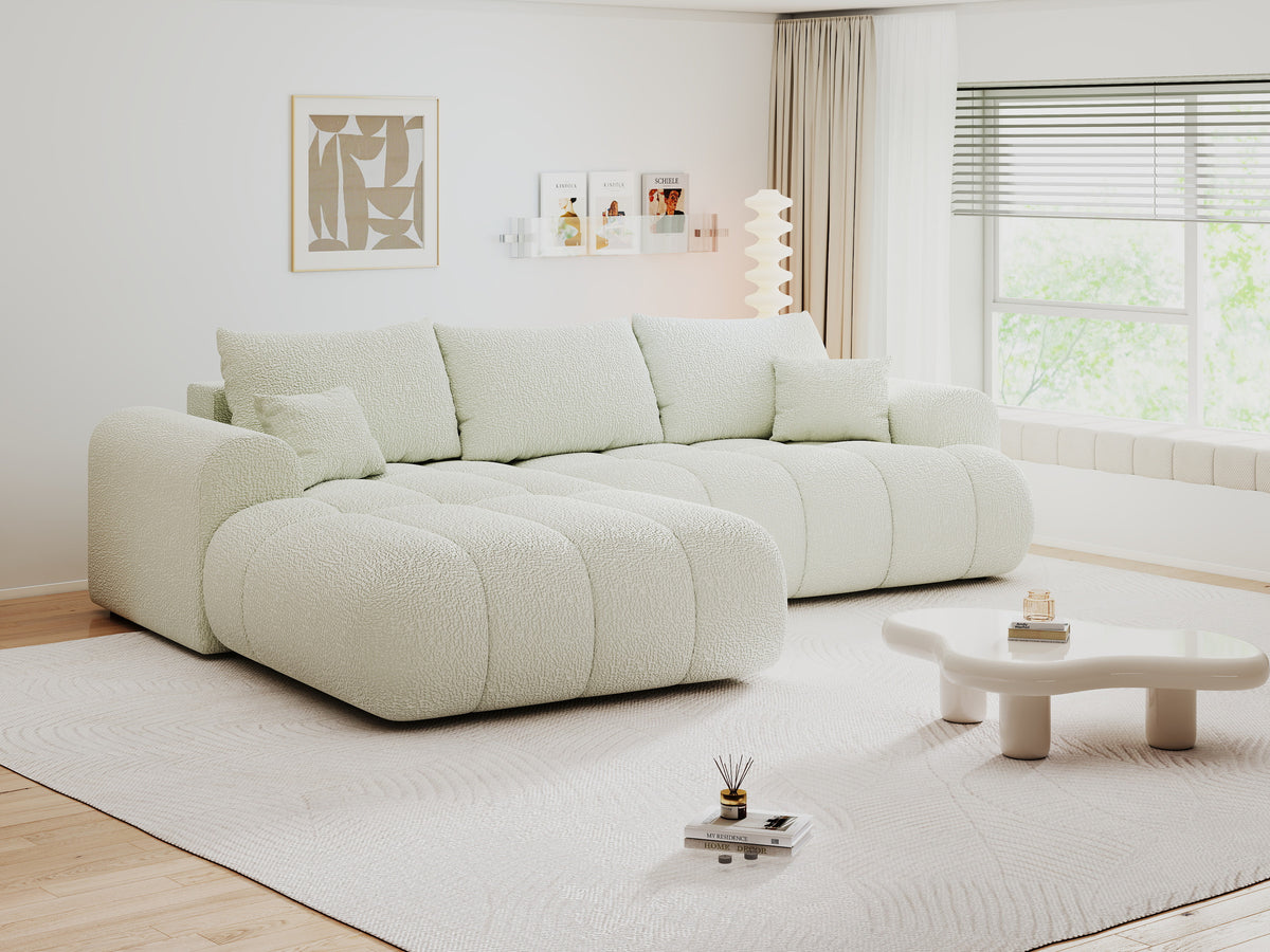 Colțar extensibil dumonde Milano Lounge Jaguar Ivory 255x190 cm