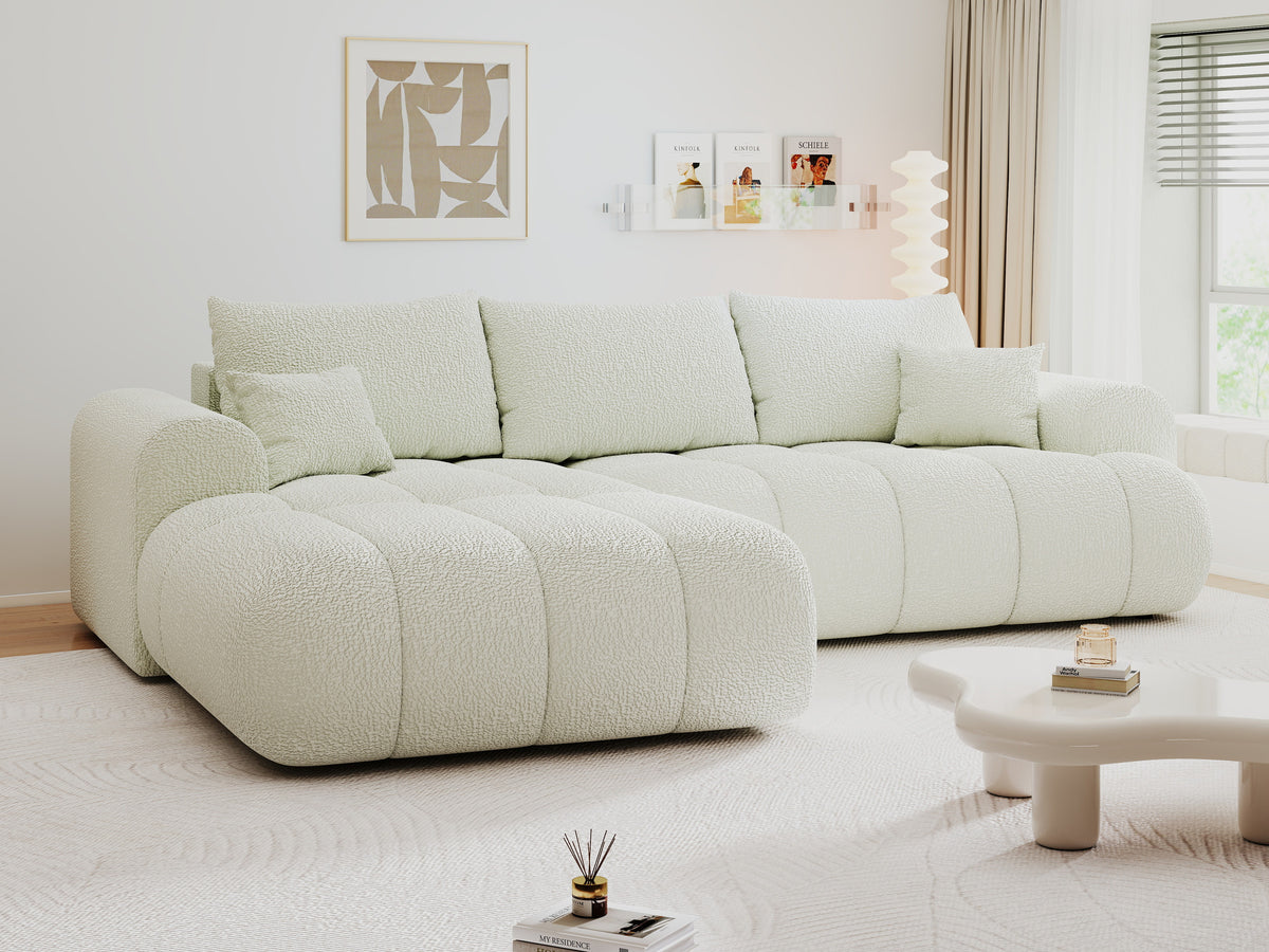 Colțar extensibil dumonde Milano Lounge Jaguar Ivory 255x190 cm