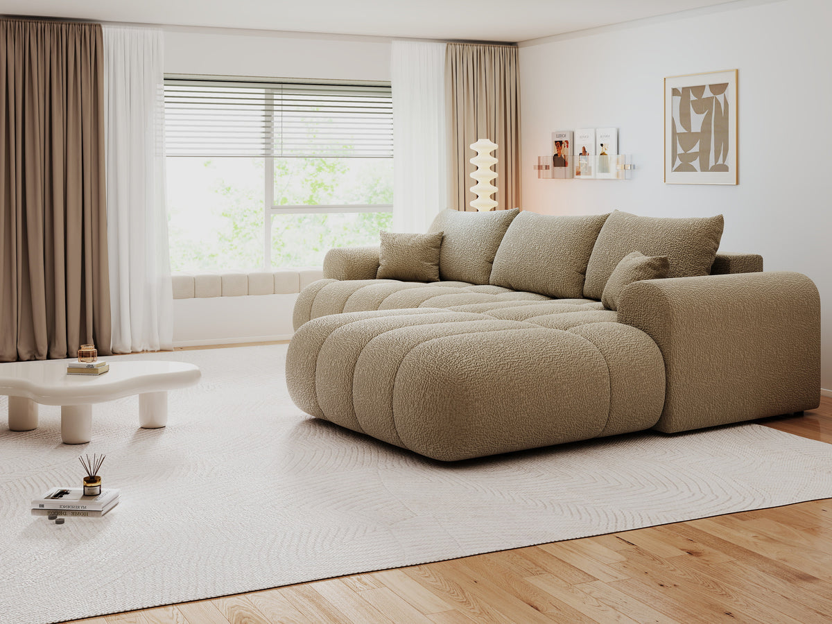 Colțar extensibil dumonde Milano Lounge Jaguar Linen II 255x190 cm