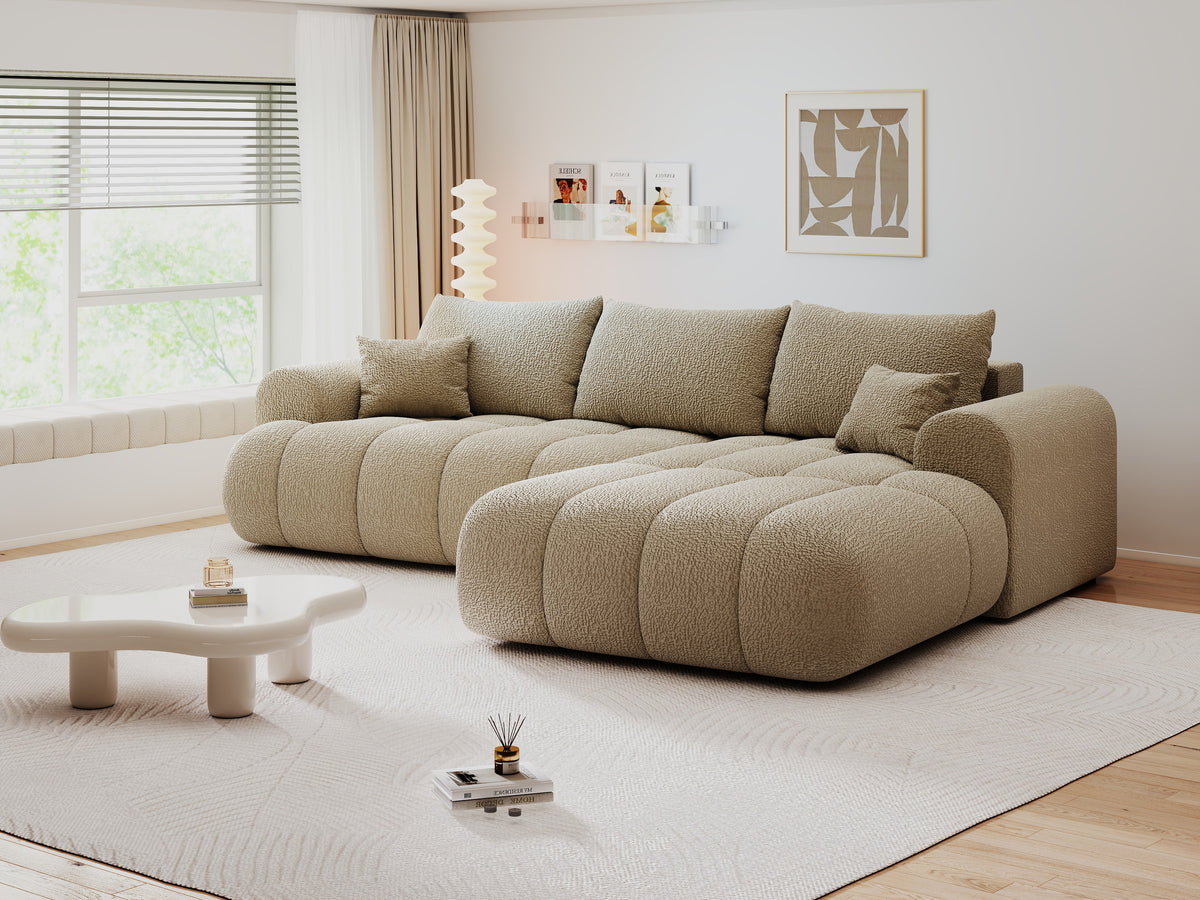 Colțar extensibil dumonde Milano Lounge Jaguar Linen II 255x190 cm