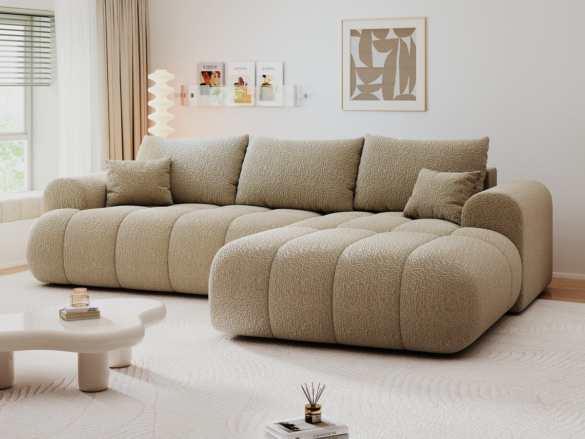 Colțar extensibil dumonde Milano Lounge Jaguar Linen II 255x190 cm