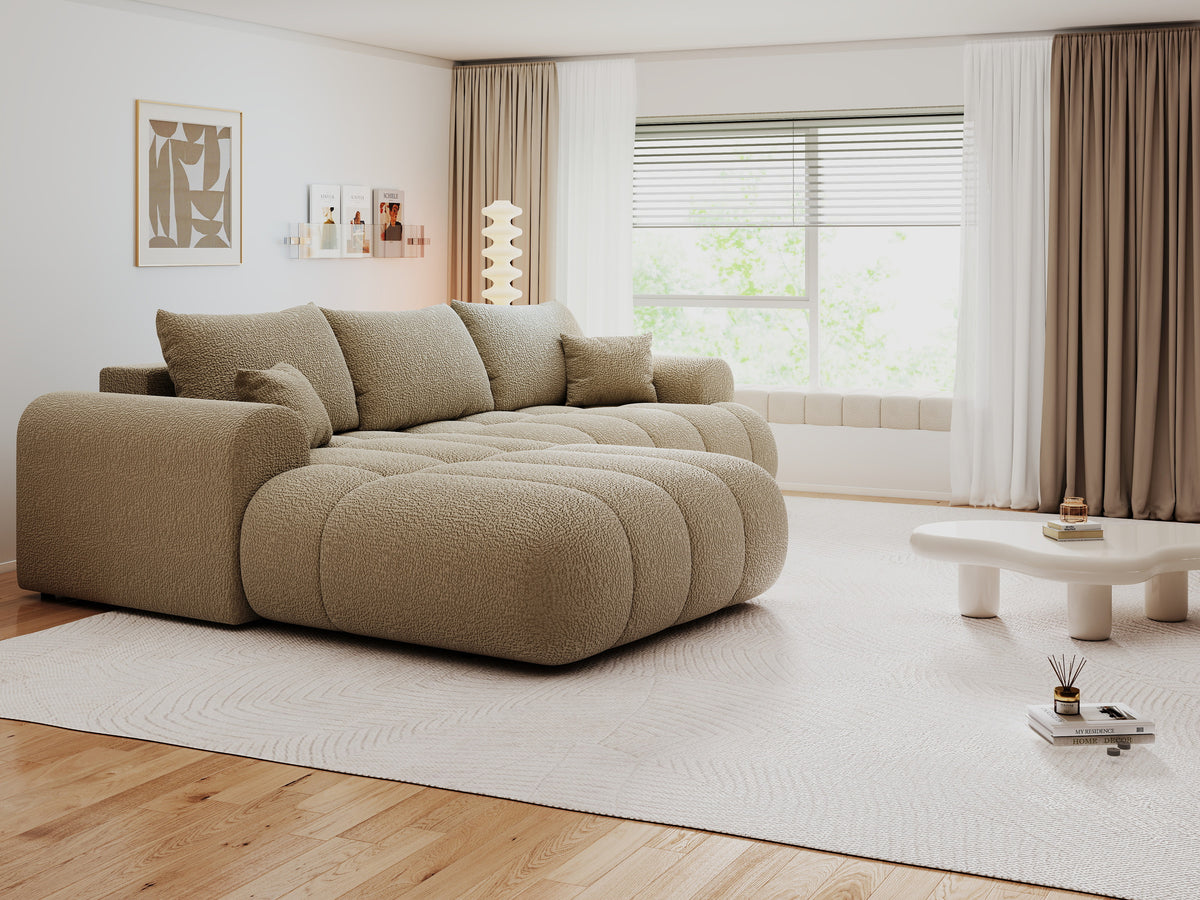 Colțar extensibil dumonde Milano Lounge Jaguar Linen 255x190 cm