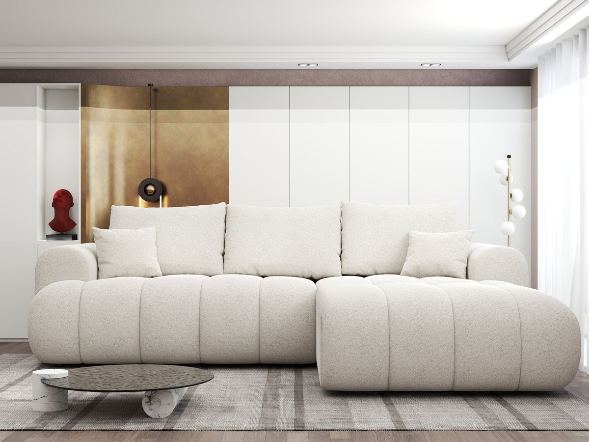 Colțar extensibil dumonde Milano Lounge Monte Bej II 255x190 cm