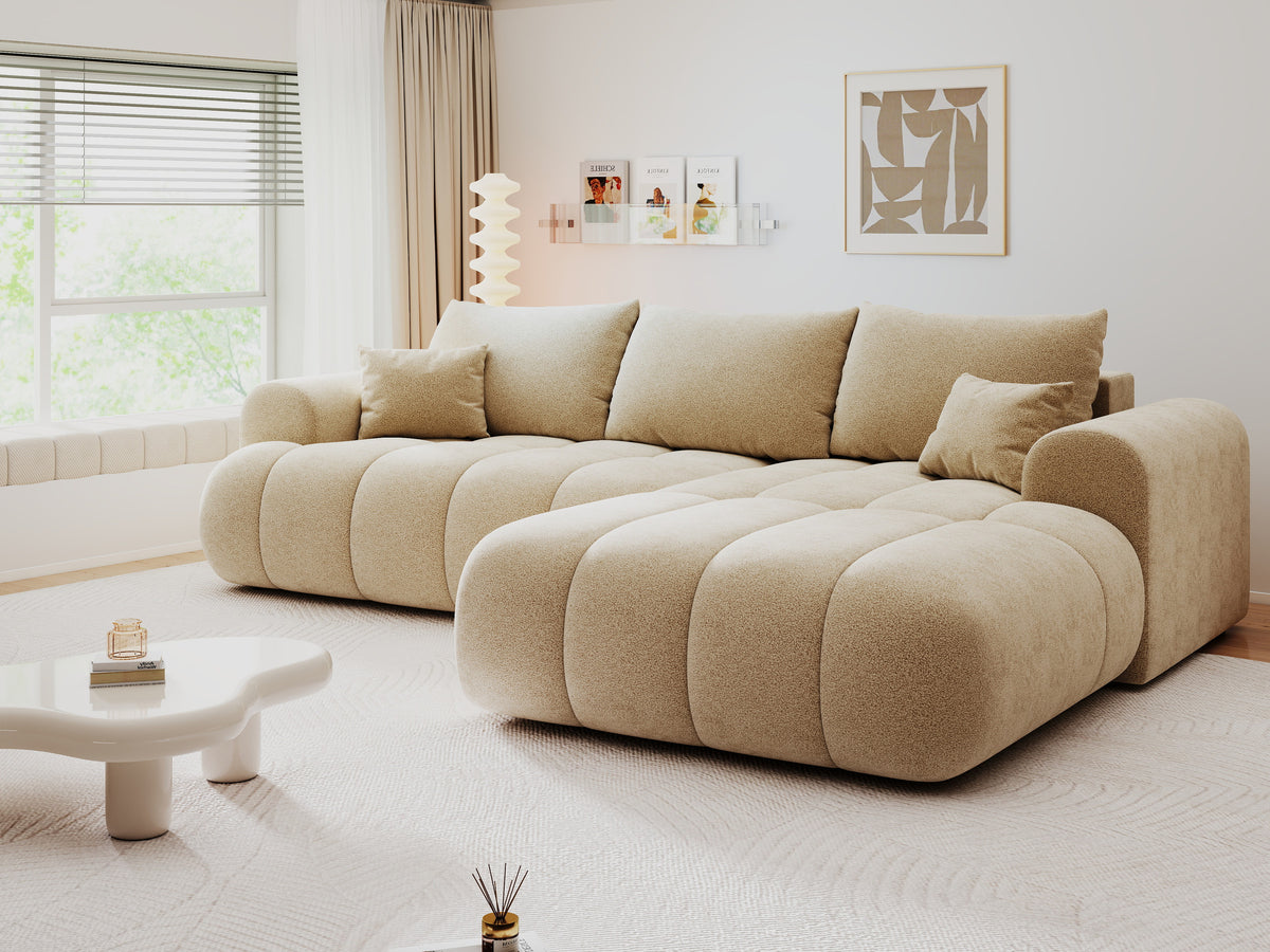 Colțar extensibil dumonde Milano Lounge Quelle Antelope II 255x190 cm