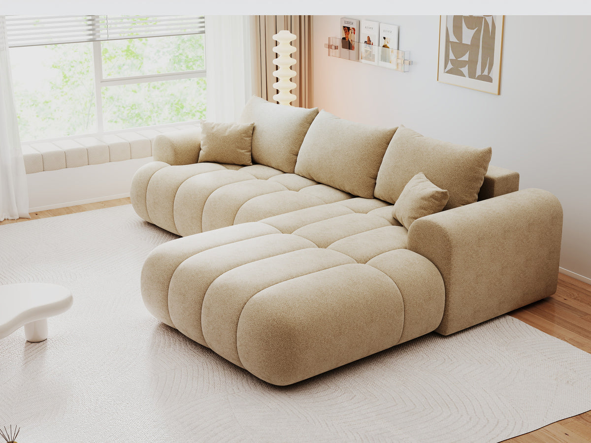 Colțar extensibil dumonde Milano Lounge Quelle Antelope II 255x190 cm