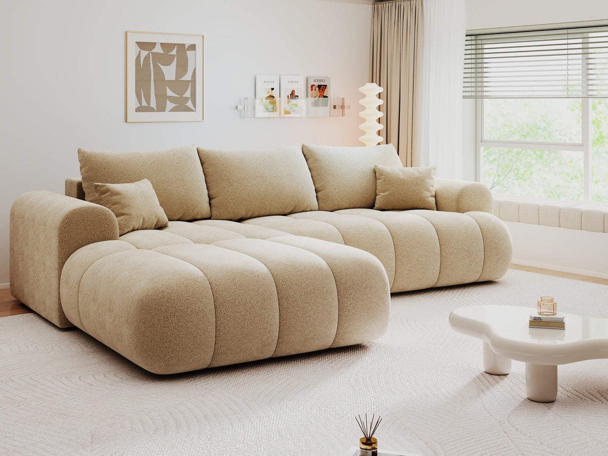 Colțar extensibil dumonde Milano Lounge Quelle Antelope 255x190 cm