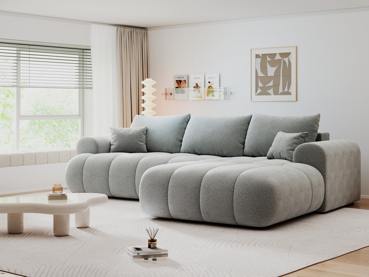 Colțar extensibil dumonde Milano Lounge Quelle Gri II 255x190 cm